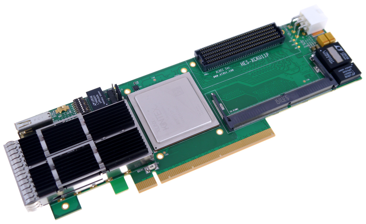 Kintex UltraScale+ Boards HES-XCKU11P-DDR4